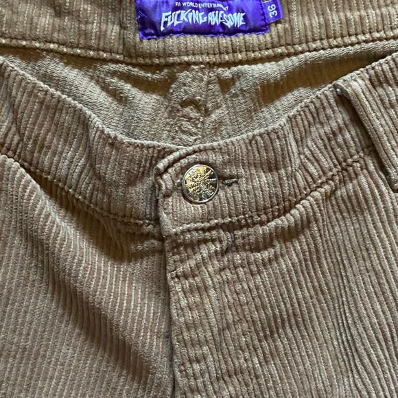 FuckingAwesome Brown Corduroy shorts - Picture 6 of 6